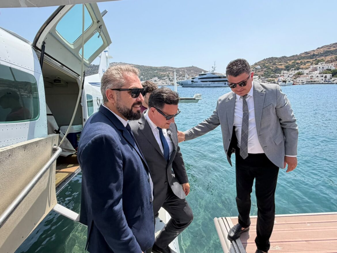 Ο Υπουργός Υγείας επιλέγει το υδροπλάνο: Από λιμάνι σε λιμάνι σε Σκόπελο, Σκύρο και Πάτμο!