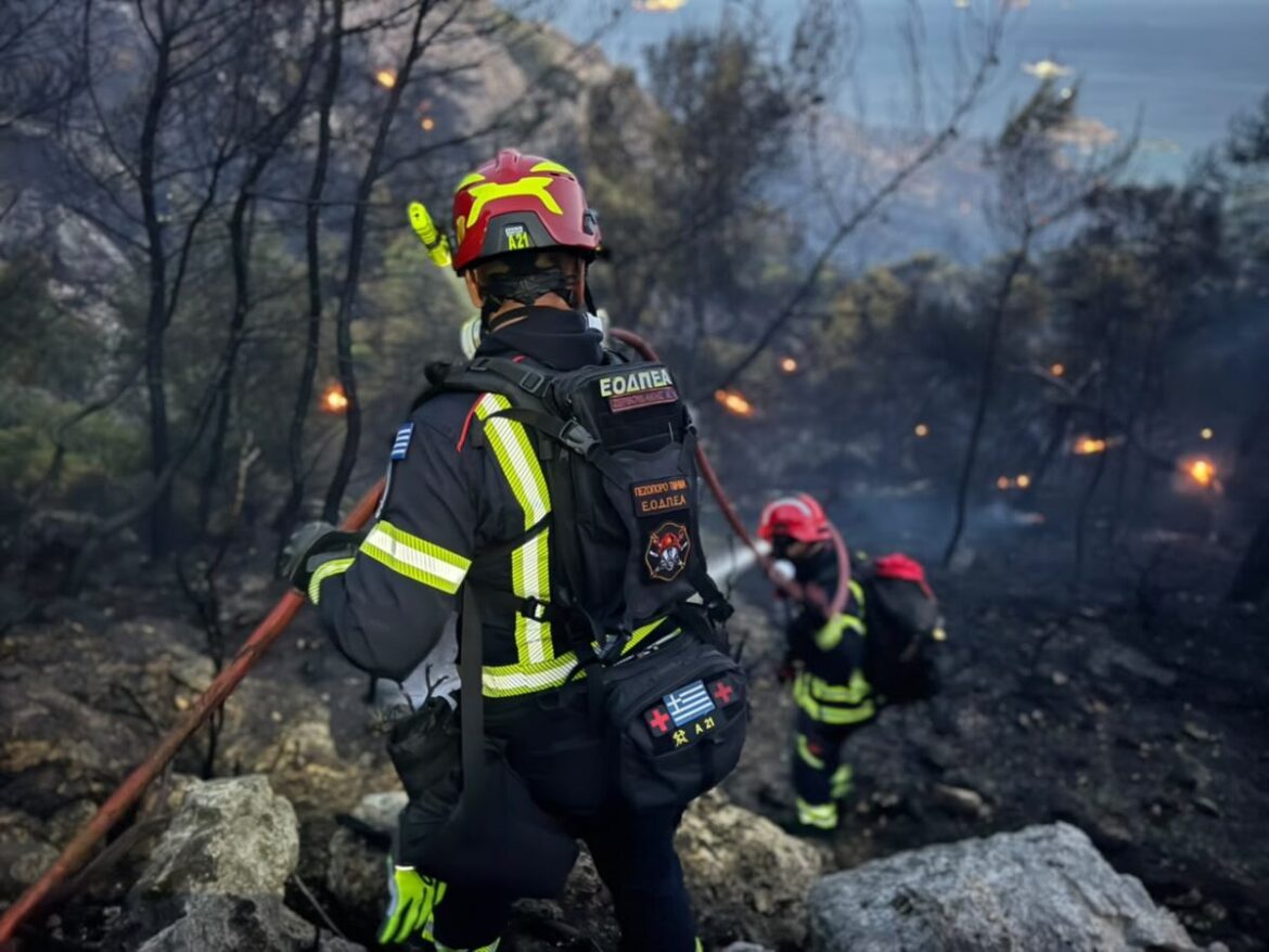 Ο Δήμος Ελληνικού Αργυρούπολης και οι Εθελοντές μας δίπλα στο νησί της Σαλαμίνας που δοκιμάστηκε από τη μεγάλη φωτιά.